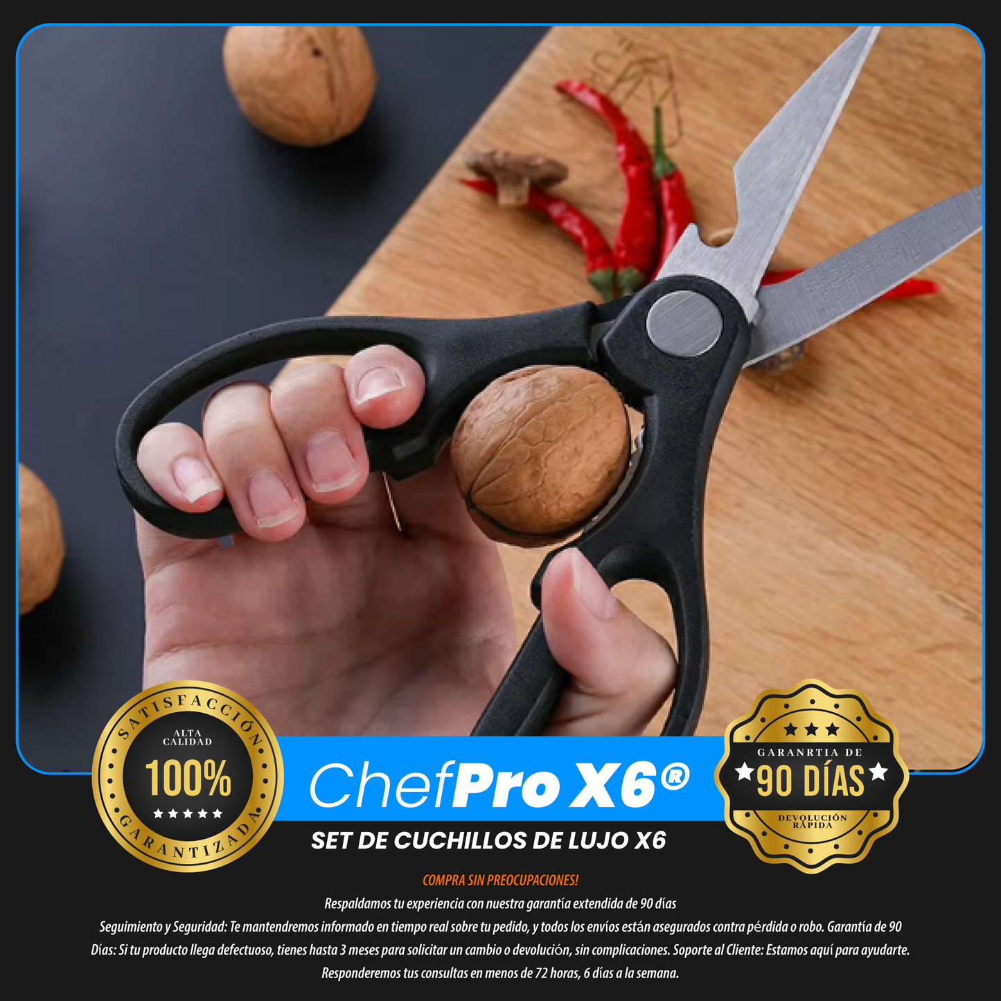 ChefPro X6® SET DE CUCHILLOS DE LUJO X6