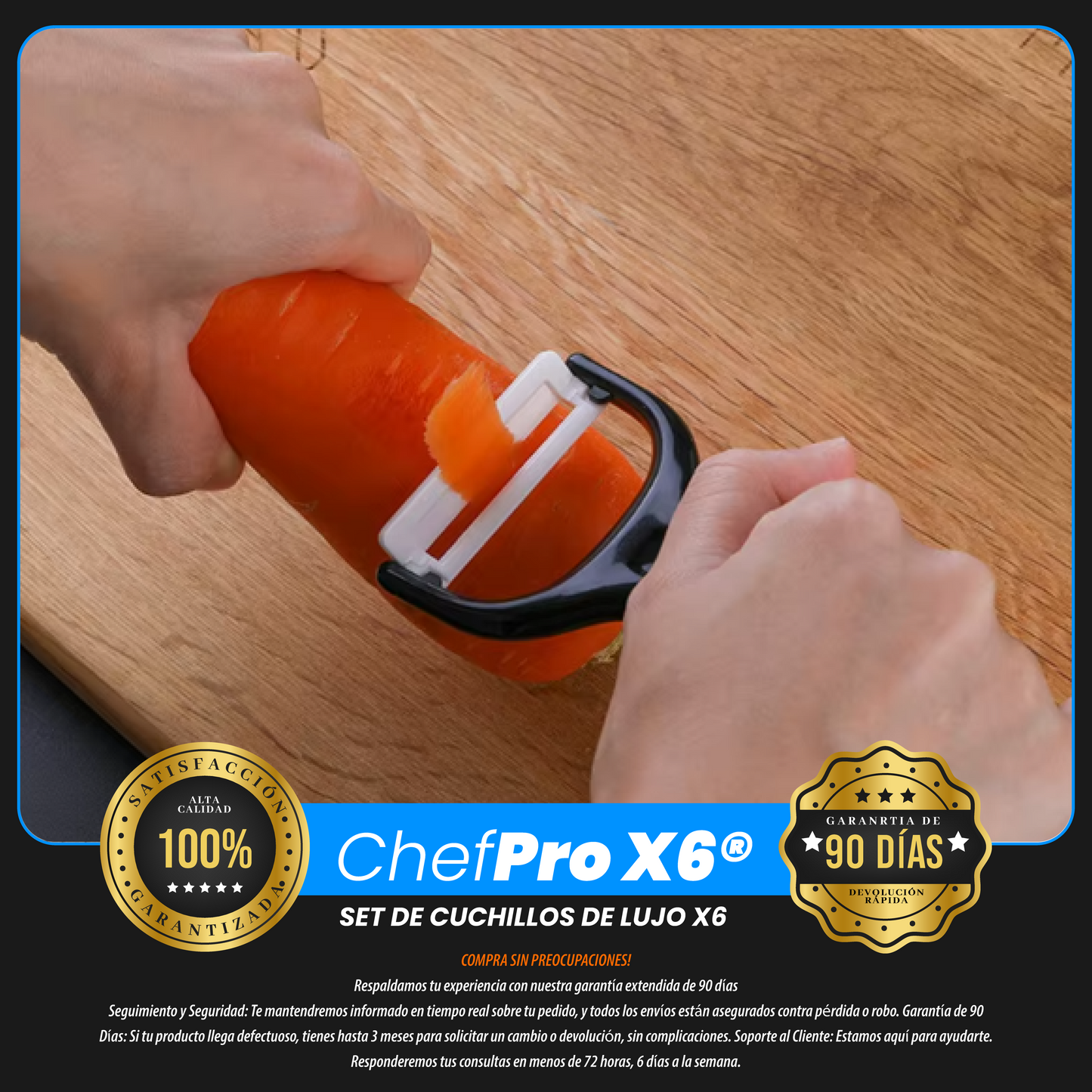 ChefPro X6® SET DE CUCHILLOS DE LUJO X6