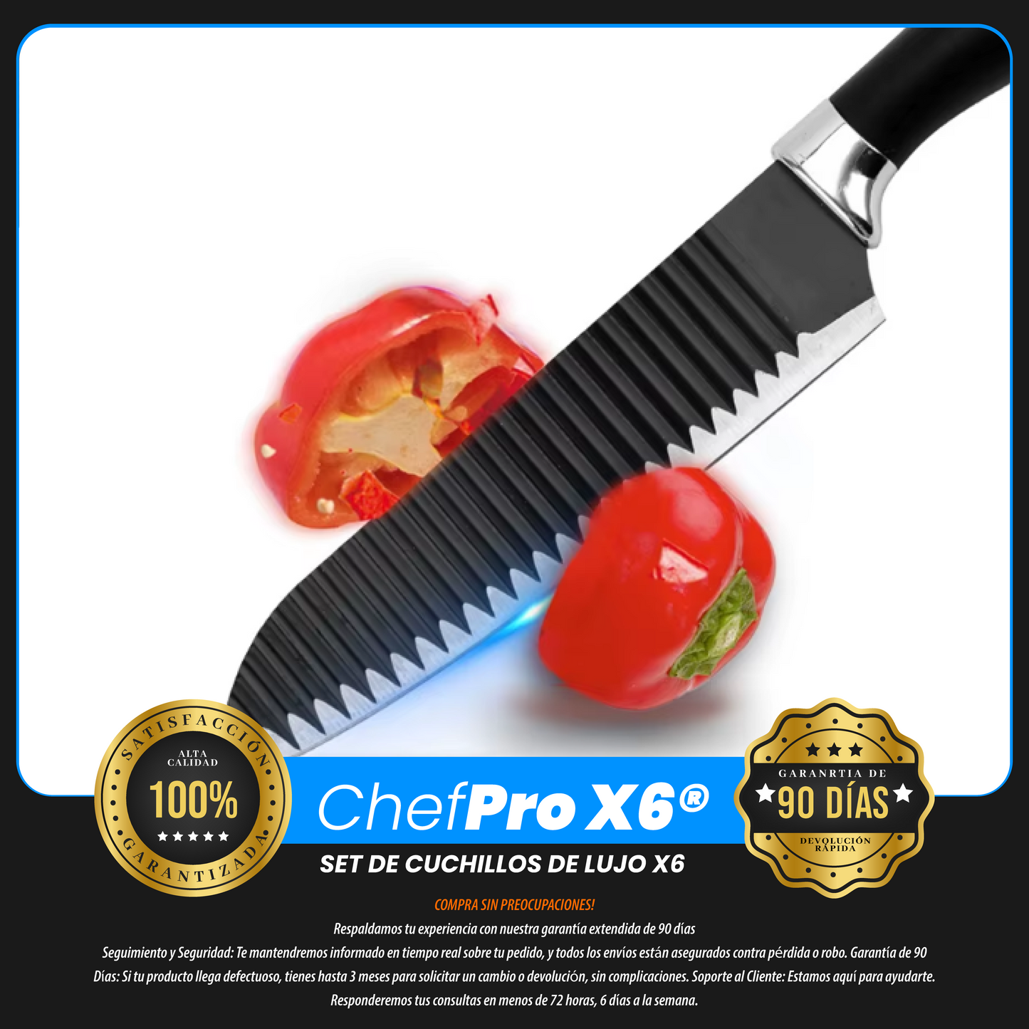 ChefPro X6® SET DE CUCHILLOS DE LUJO X6