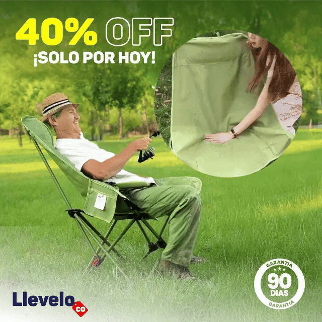 EcoConfort Max® Original - Silla de Camping Portátil