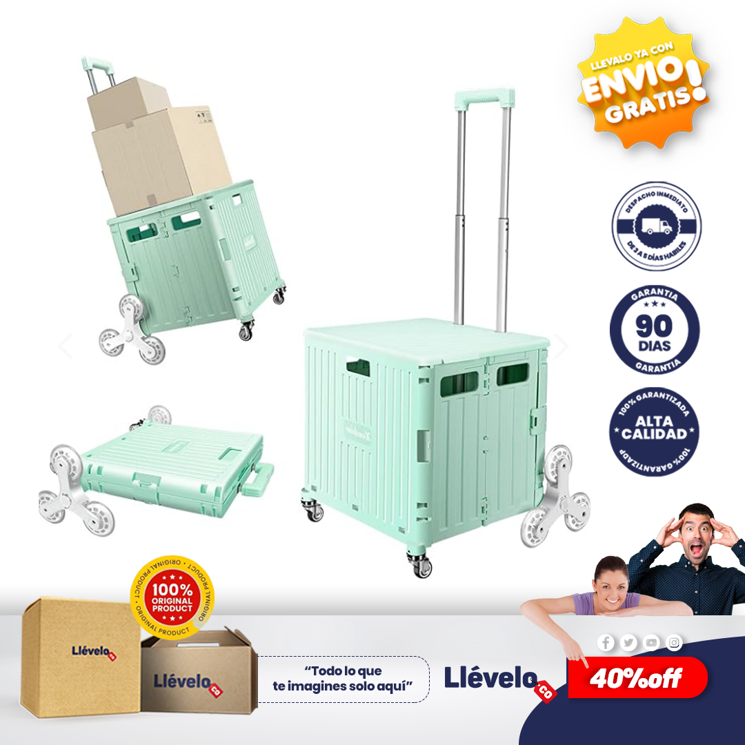 ECO CAR® Carrito De Mercado Plegable