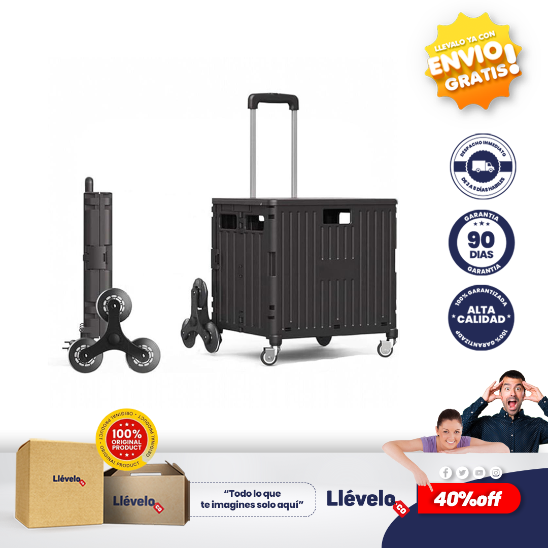 ECO CAR® Carrito De Mercado Plegable