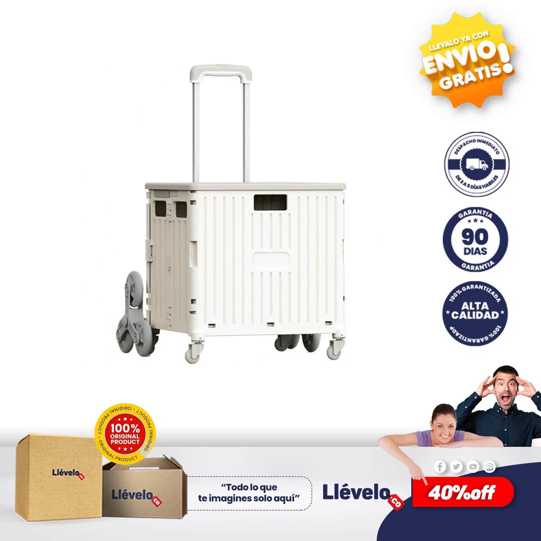 ECO CAR® Carrito De Mercado Plegable