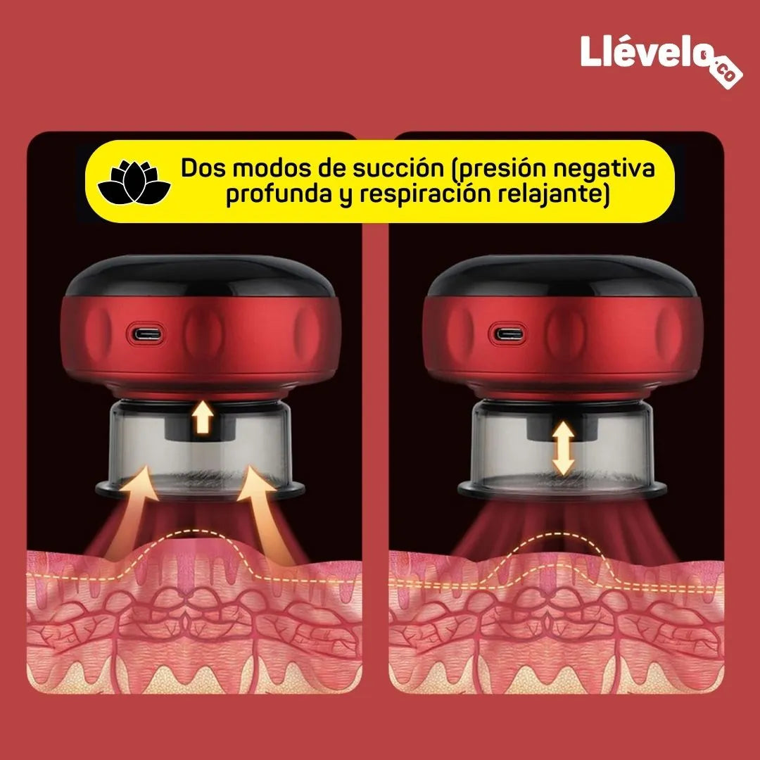 RelaxSuction® Masajeador de Ventosas eléctrico