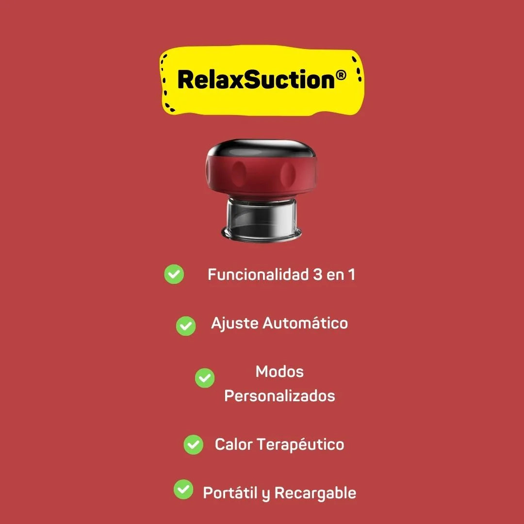 RelaxSuction® Masajeador de Ventosas eléctrico