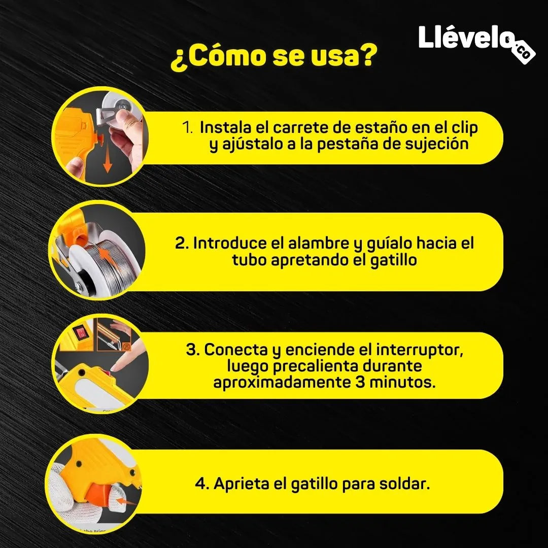 SolderPro® Soldador Todo en Uno para Soldaduras Precisas