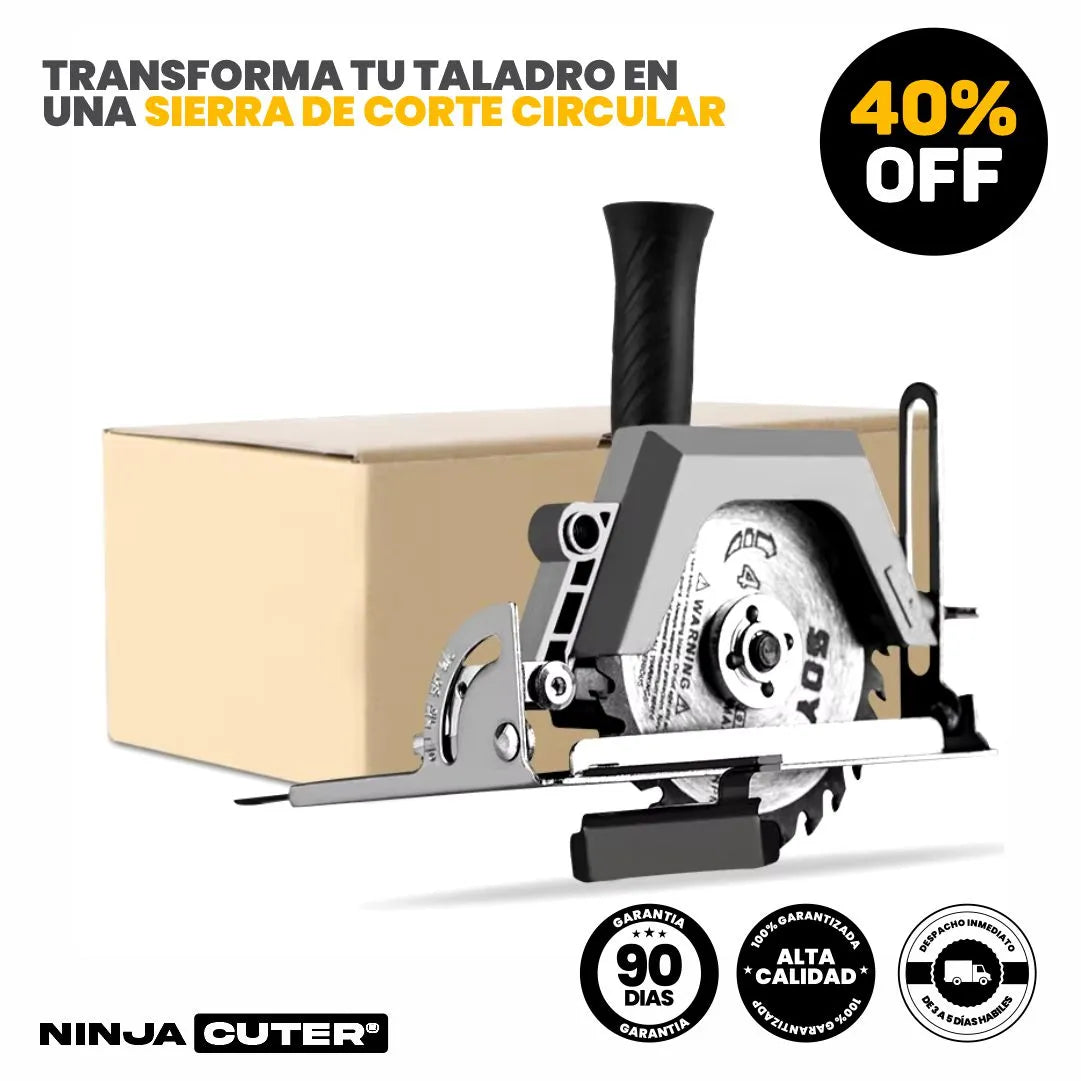 Adaptador de Taladro a Sierra Circular - NinjaCutter® ORIGINAL