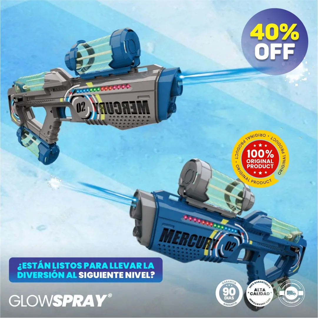 Pistola Electrica de Agua Super Potente - GlowSpray® Original