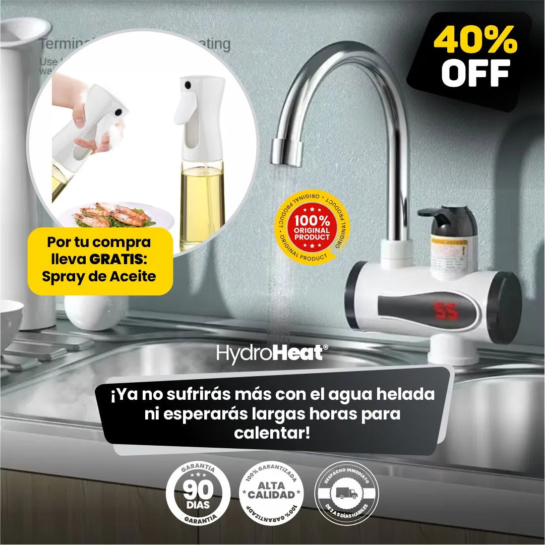 Calentador de Agua para Llave de Cocina o Baño - HydroHeat® Original