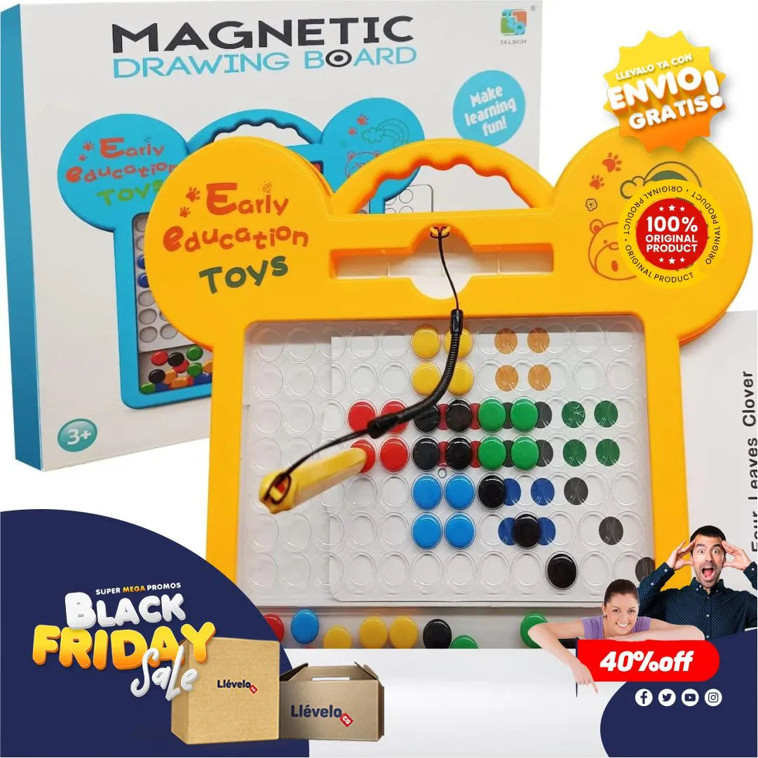Tablero De Dibujo Con Bolas Magnéticas - Tablero Magnético Creativo® Original