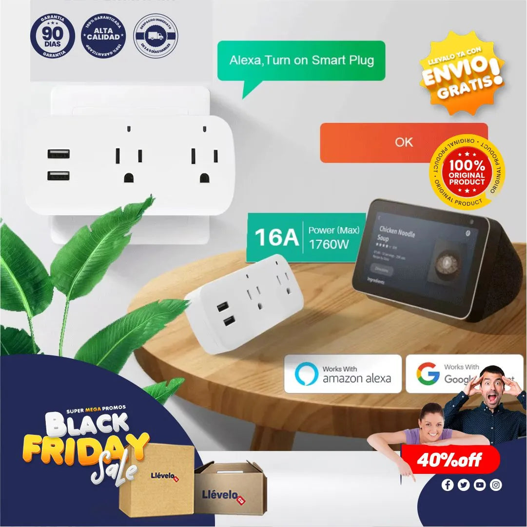 Toma Corriente Inteligente Compatible con el Celular - SmartSwitch® Original