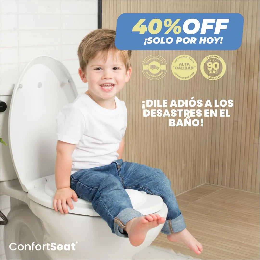 ComfortSeat® Original - Tasa de inodoro para entrenar a niños pequeños.