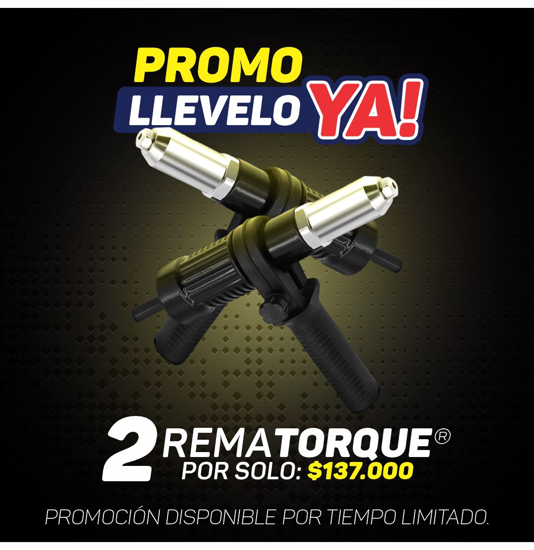 REMATORQUE® - Adaptador de remachadora para taladro