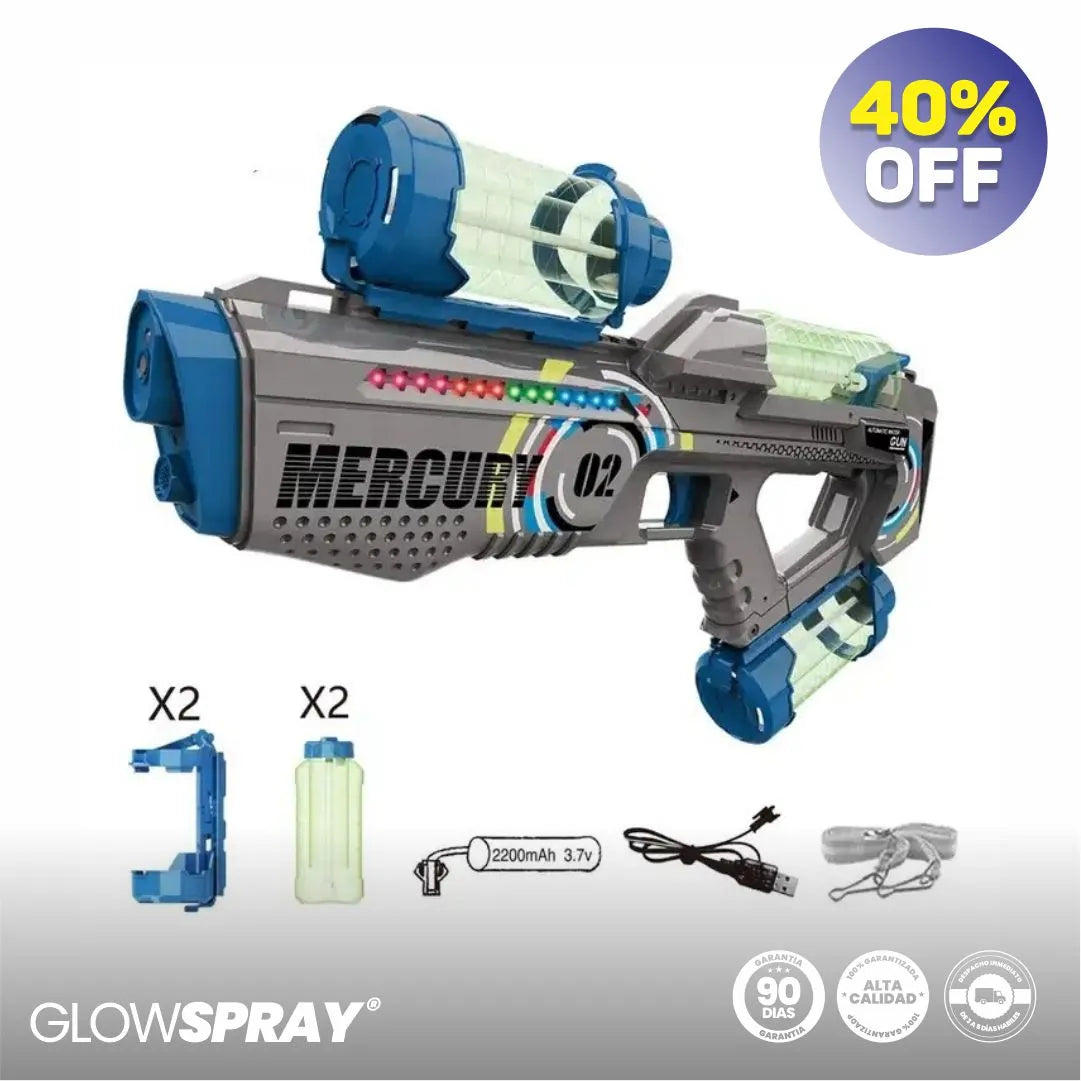 Pistola Electrica de Agua Super Potente - GlowSpray® Original