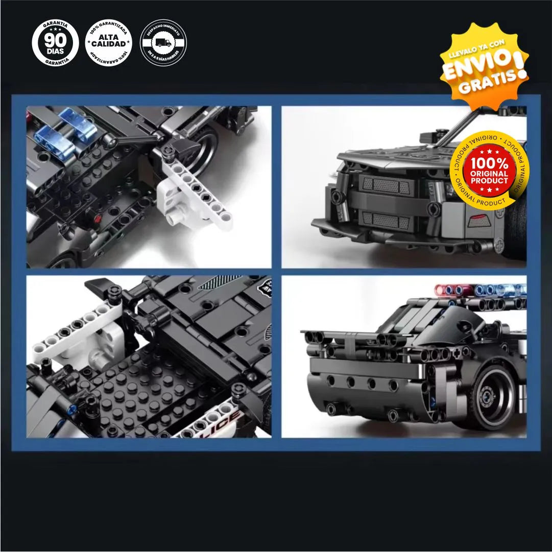 Carro Para Construir 471 Piezas Con Control Remoto - MegaDrive Assembly® Original
