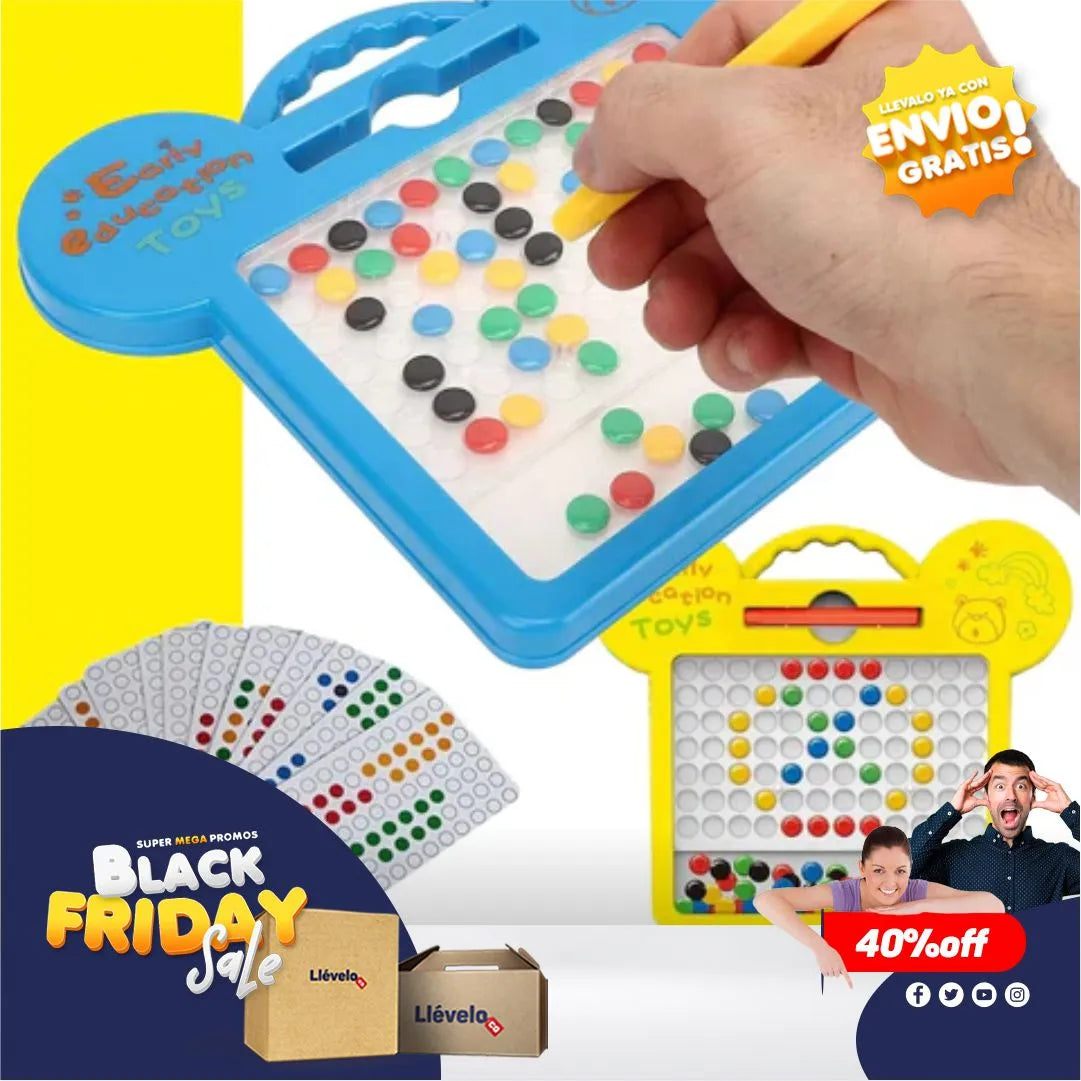 Tablero De Dibujo Con Bolas Magnéticas - Tablero Magnético Creativo® Original