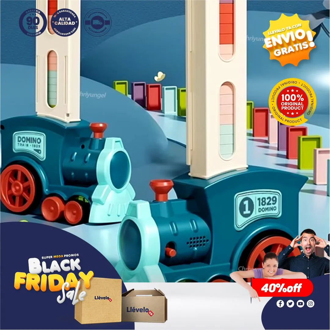Juego Didáctico Eléctrico - Tren de Dominó® Original
