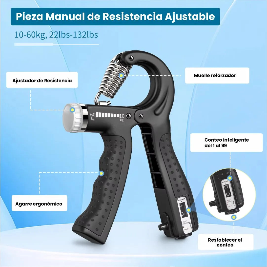 Set de Ejercicios para Manos 5 en 1 - Kit FuerzaMax® Original