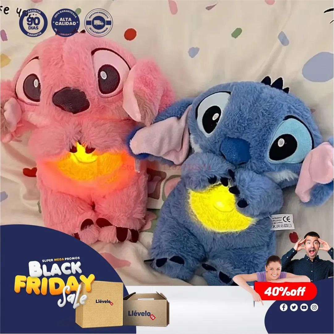 Peluche de Stitch Interactivo que Respira - SnuggleBreath® Original