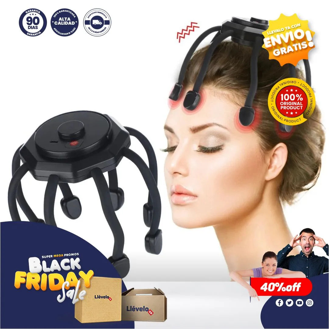 Masajeador Electrico para Cabeza - Relax360® Original