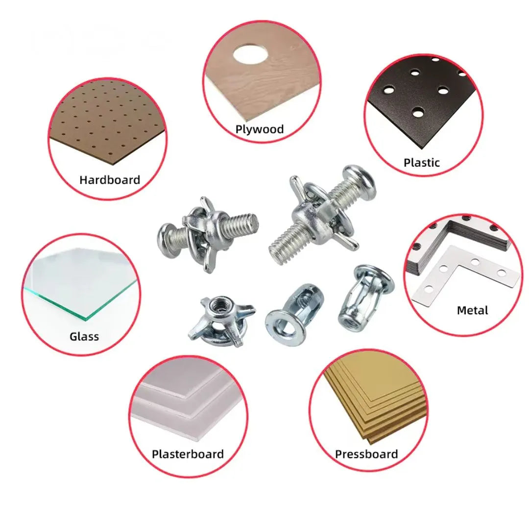 Chazo Expandible de Estrella x40 Unidades - AnchorFix® Original