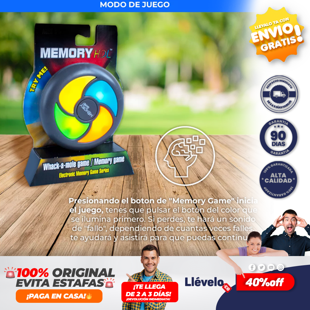 memoryhdl® Juego De Memoria Electronico