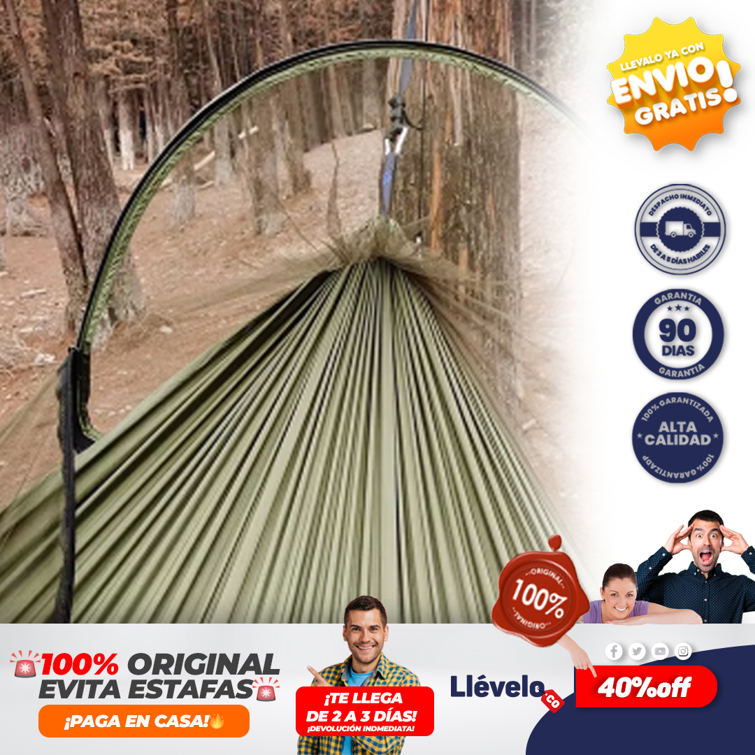 EscudoWild® HAMACA CON TOLDILLO