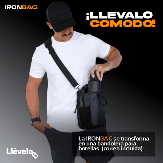 IRONBAG® - Bolso Magnético de Gimnasio