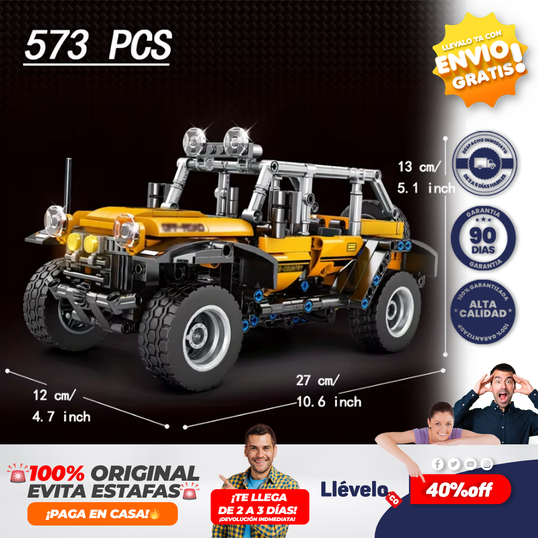 RacerCraft® juguete de ladrillos para armar coche deportivo técnico