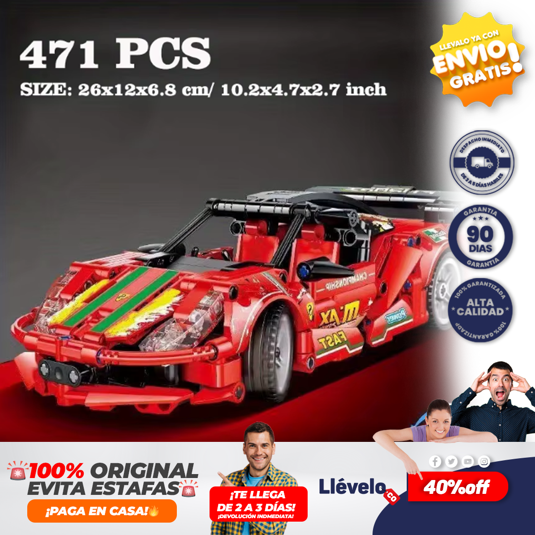 RacingPro® Lego Carro 471 Pcs juguetes de bloques de construcción
