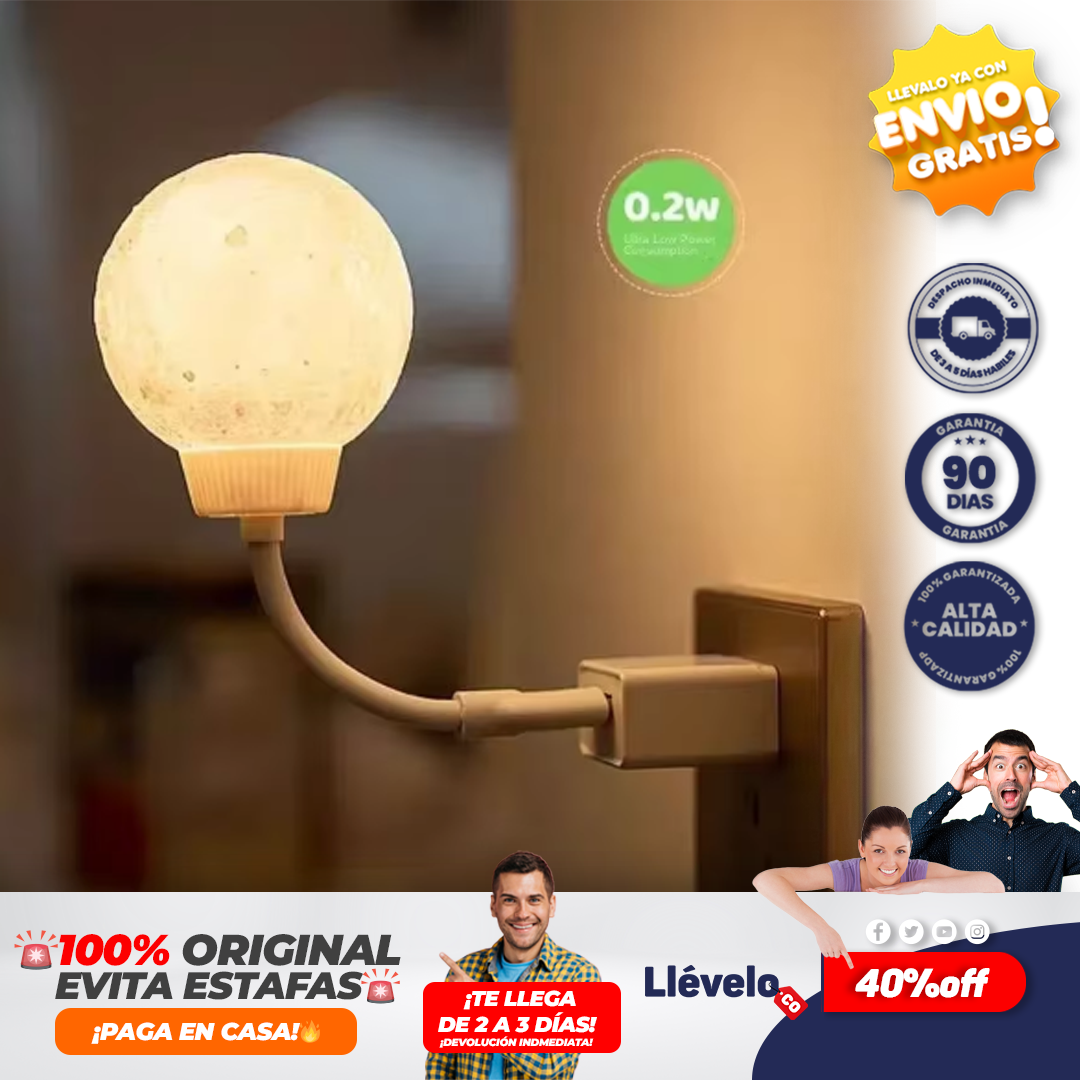 moonlamp® Luz nocturna de bola de Luna