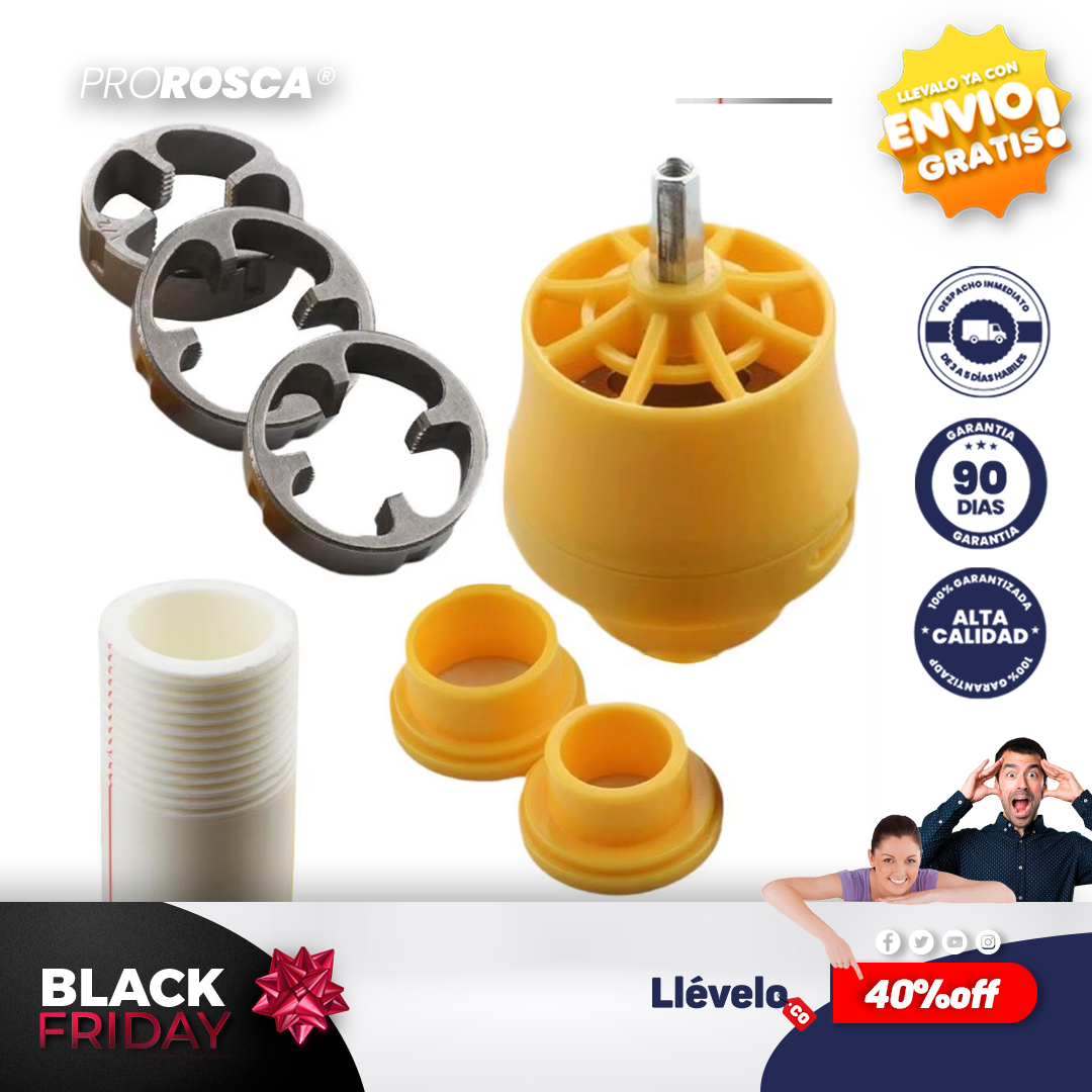ProRosca® herramienta para hacer hilos de Pvc