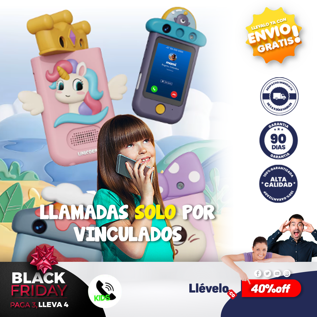 CelKids® Original- Celular con control parental para niños 🚨 UNICOS DISTRIBUIDORES EN COLOMBIA, Evita estafas con productos mas baratos!!