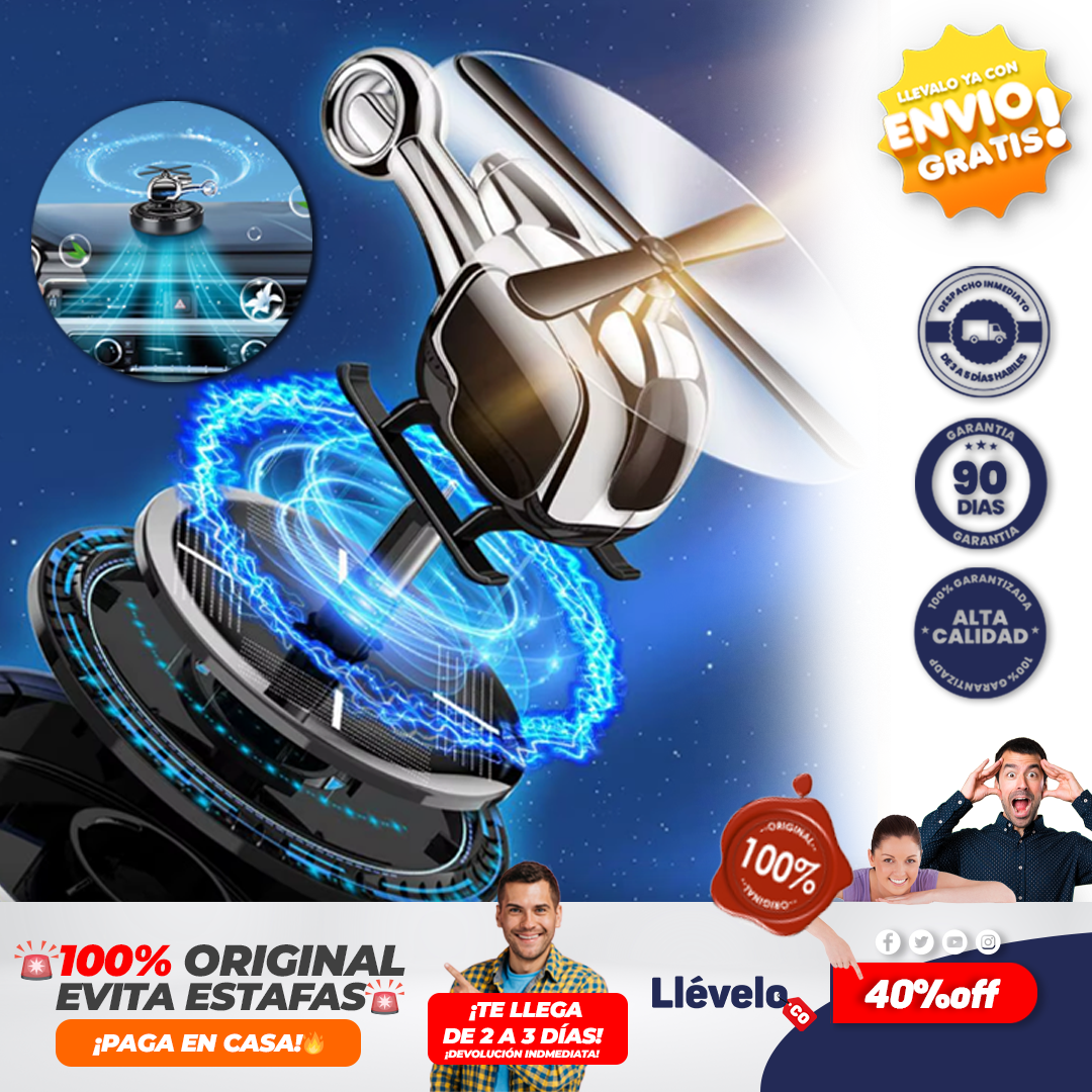 HeliFresh® Ambientadores solares para coche