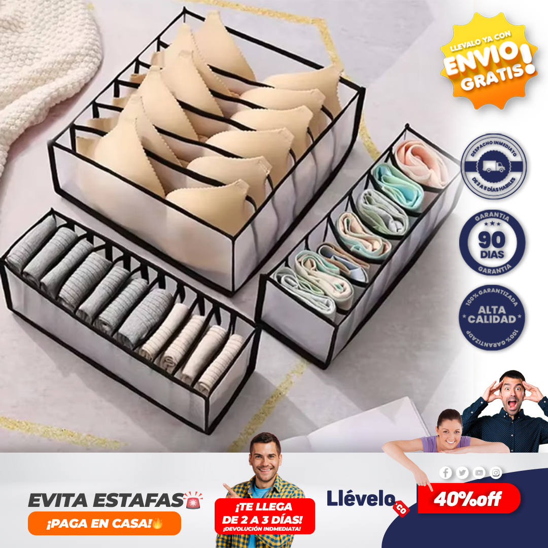 FreshSpace® Organizador Ropa para cajón