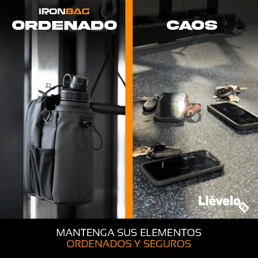 IRONBAG® - Bolso Magnético de Gimnasio