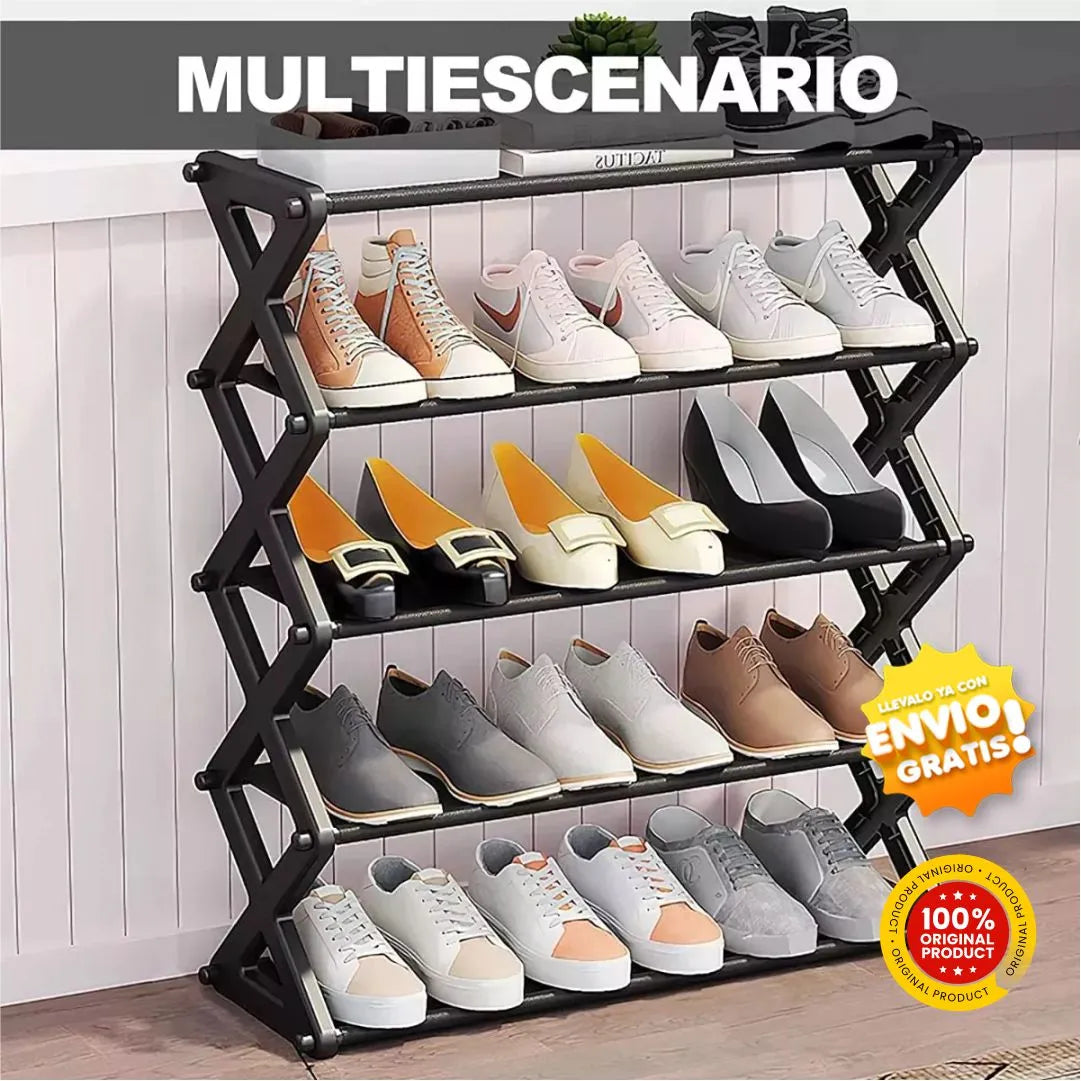 Zapatero Plegable de 5 Niveles - ZapateX® Original