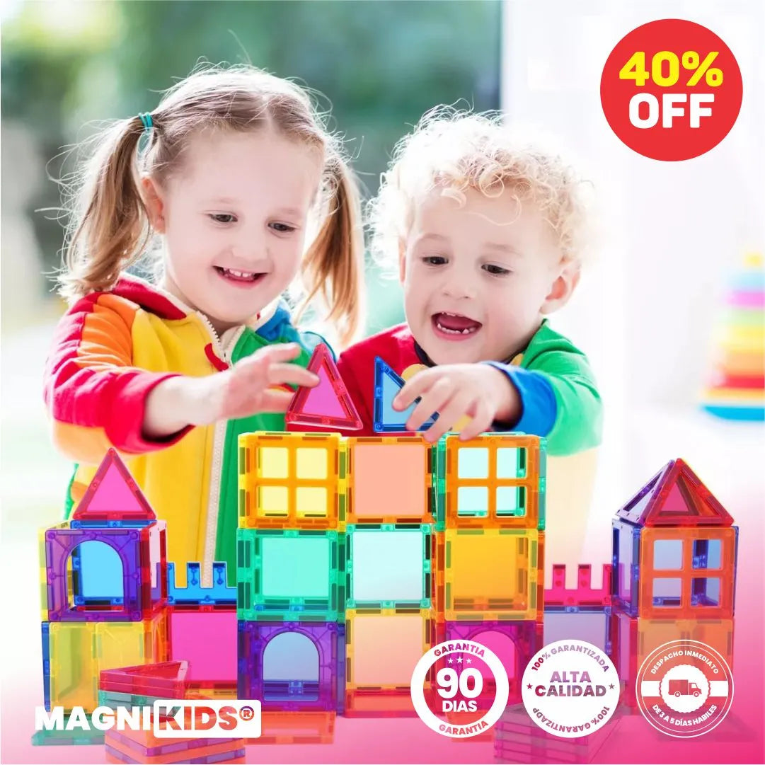 Bloques Magnéticos - MagniKids® ORIGINAL