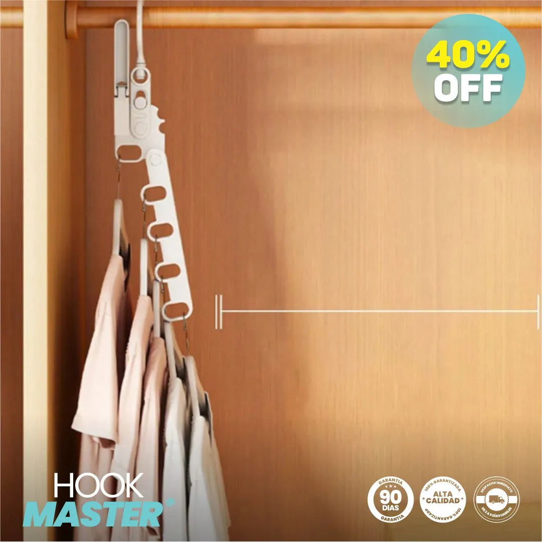 Gancho de Ropa Ahorrador de Espacios 5 en 1 - HookMaster® Original