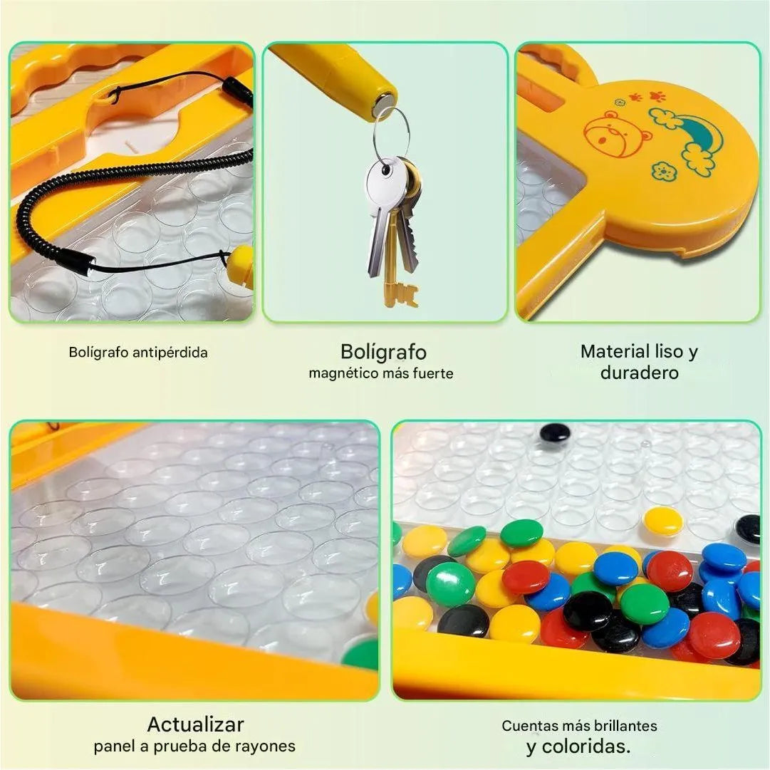 Tablero De Dibujo Con Bolas Magnéticas - Tablero Magnético Creativo® Original