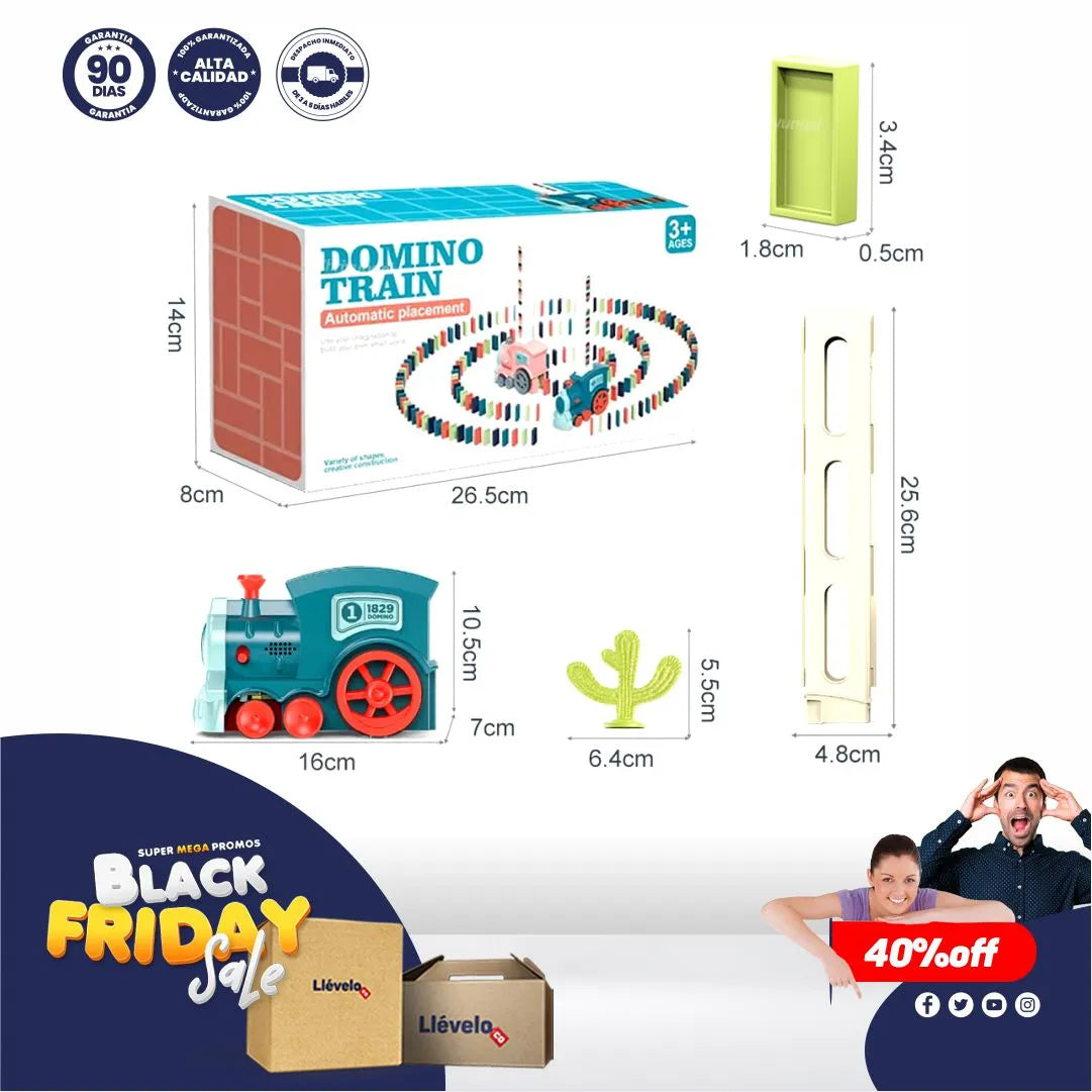 Juego Didáctico Eléctrico - Tren de Dominó® Original