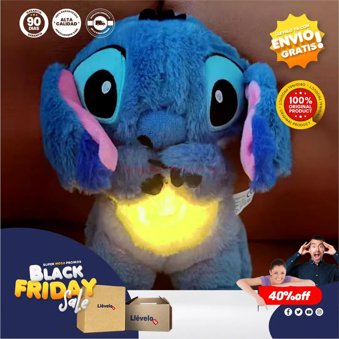 Peluche de Stitch Interactivo que Respira - SnuggleBreath® Original