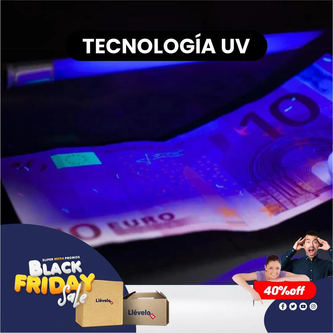 Detector de Billetes Falsos - TrueCheck® Detector UV Original