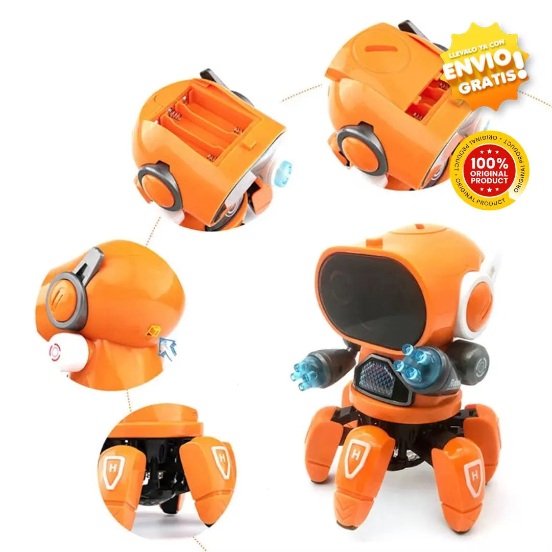 Juguete de Robot Inteligente Con Luces Led Y Música - PioneerRobot® Original