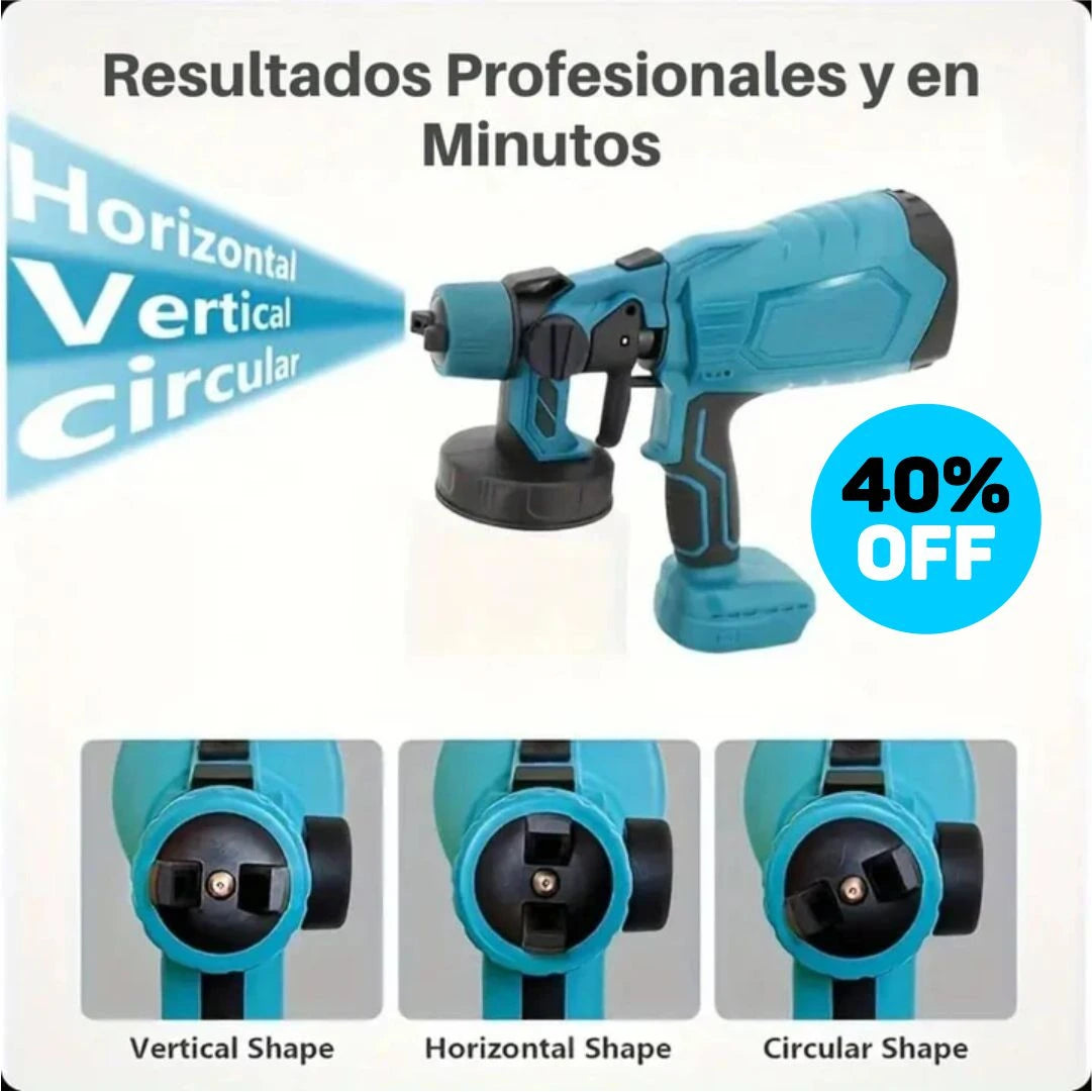 Paint Master® Original - Pistola de Pintura con Doble Bateria