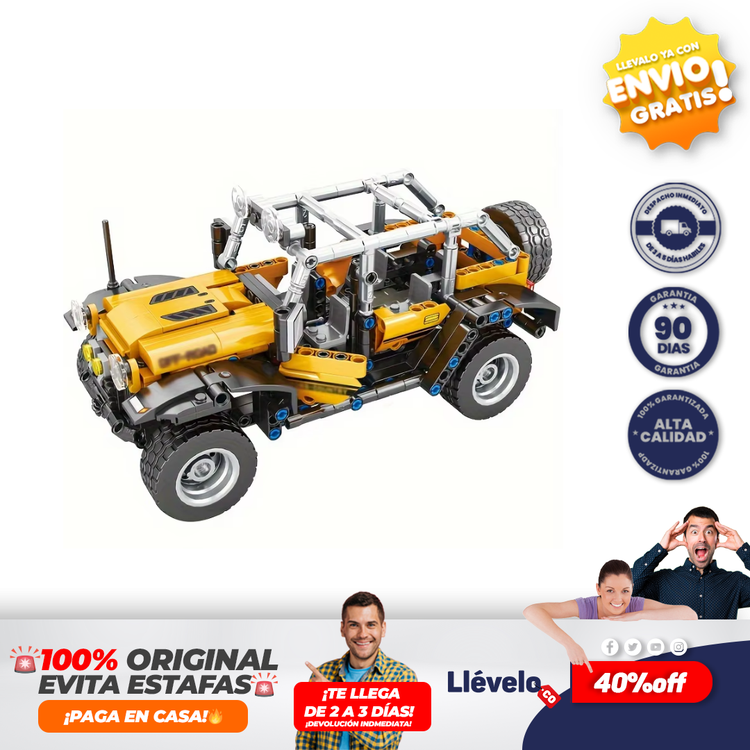 RacerCraft® juguete de ladrillos para armar coche deportivo técnico