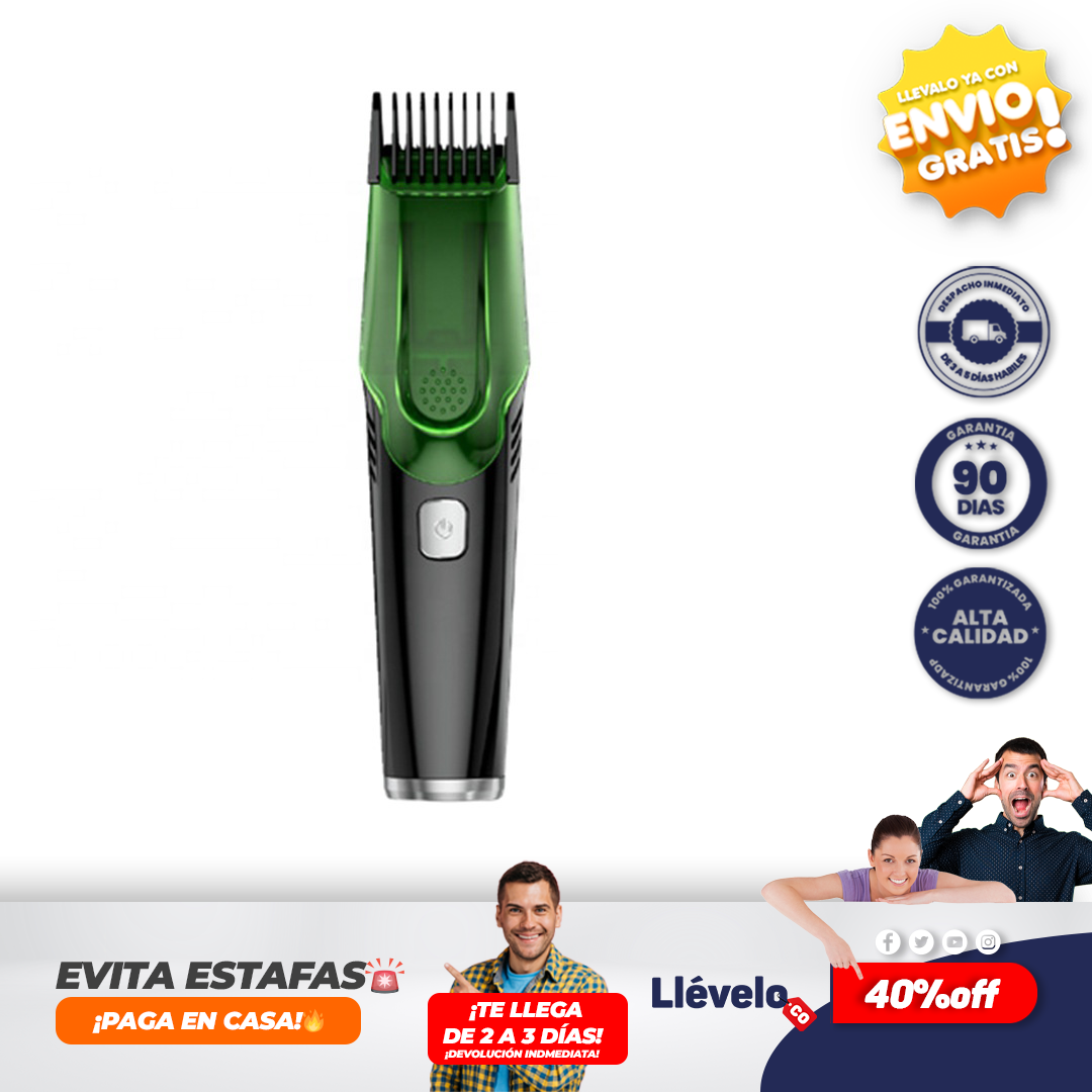 SHPAVER maquina de afeitar con aspiradora integrada