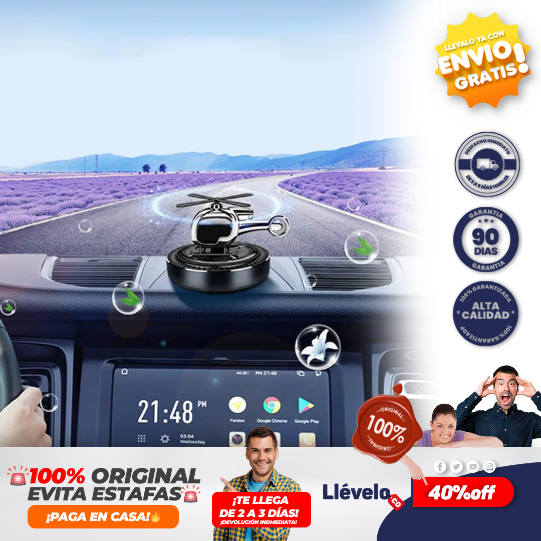 HeliFresh® Ambientadores solares para coche