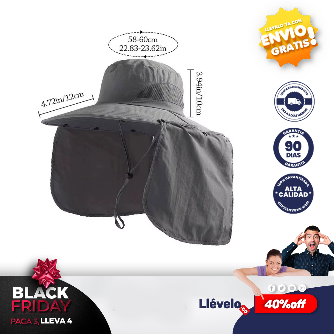 Solar Cap® sombrero de cubo impermeable