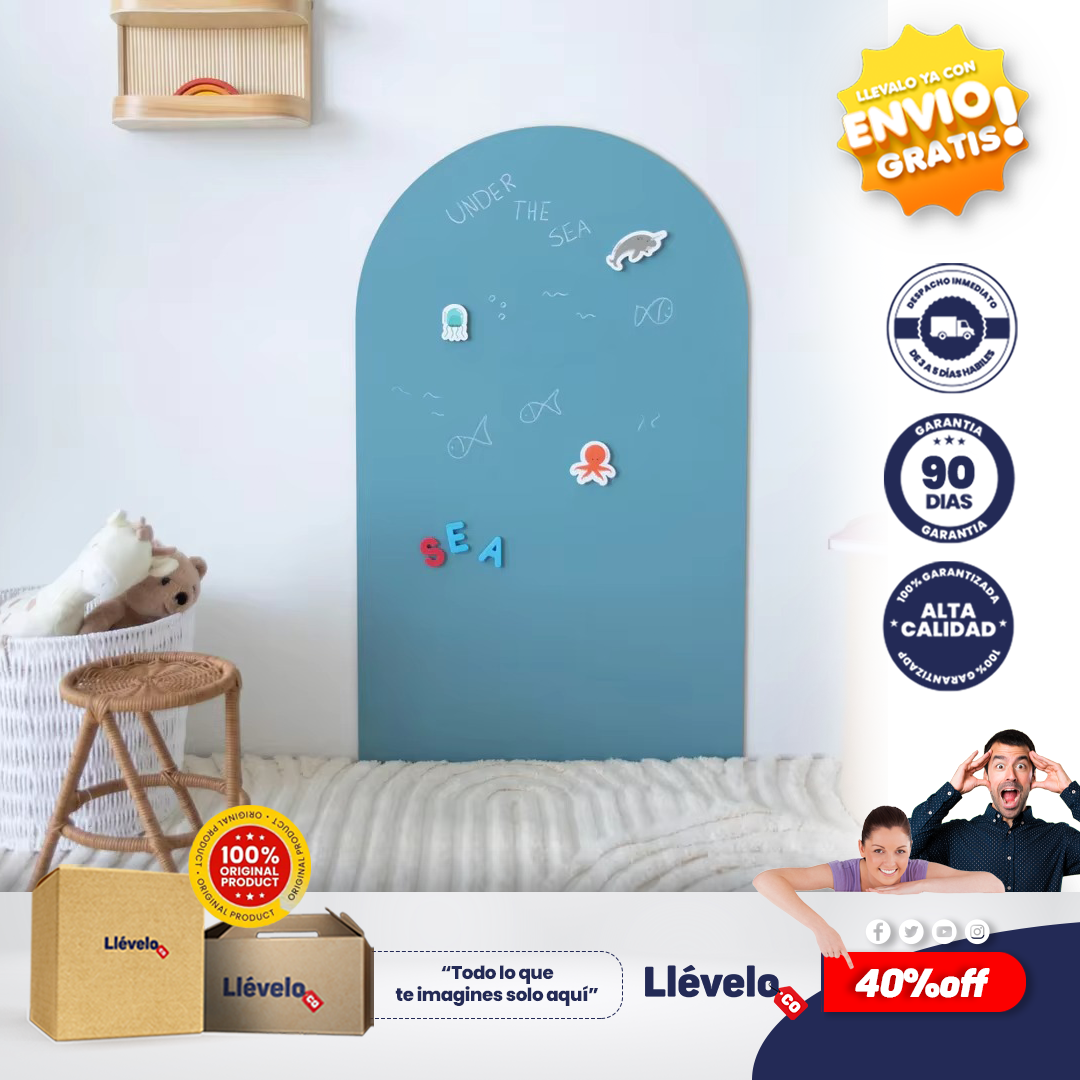 CreatiWall® pegatina de tablero de pared magnética